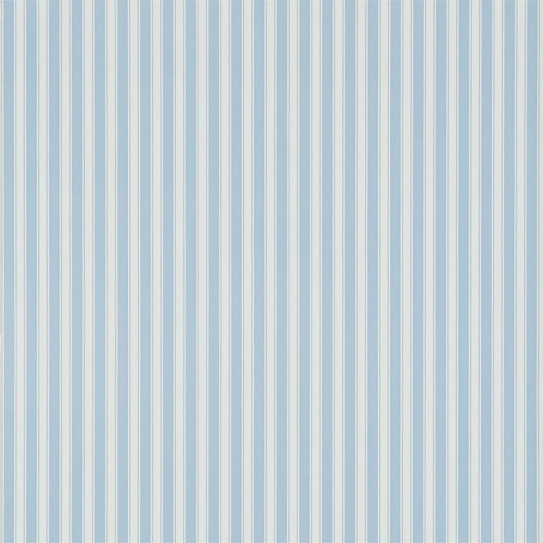 New Tiger Stripe Blue & Ivory Wallpaper by Sanderson - DCAVTP106 | Modern 2 Interiors