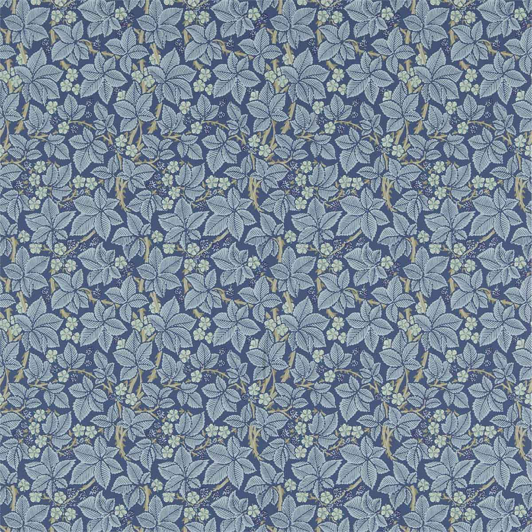 Morris And Co Bramble Wallpaper - Indigo - 216811 | Modern 2 Interiors