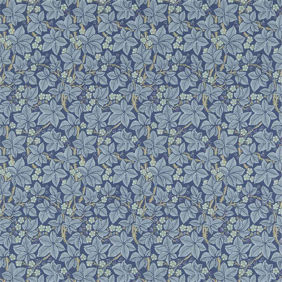 Morris And Co Bramble Wallpaper - Indigo - 216811 | Modern 2 Interiors