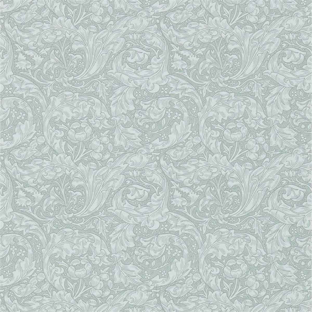 Morris And Co Bachelors Buttons Wallpaper - Silver - 216824 | Modern 2 Interiors