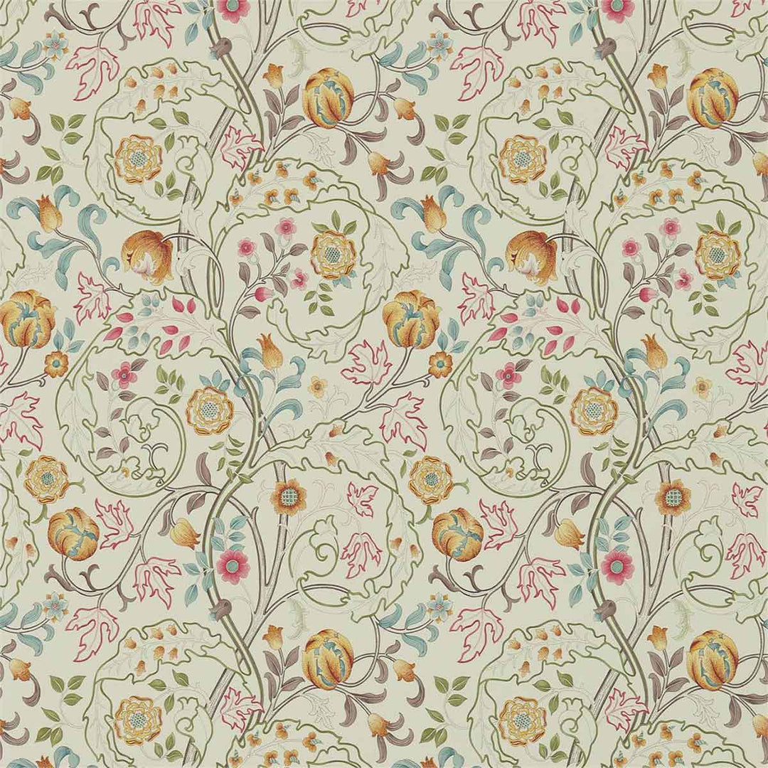 Morris And Co Mary Isobel Wallpaper - Russet & Taupe - 216843 | Modern 2 Interiors
