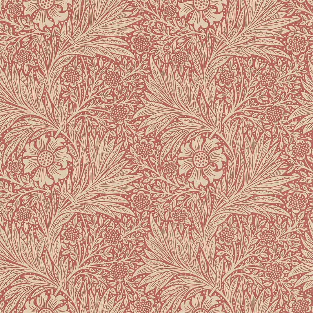 Morris And Co Marigold Wallpaper - Brick & Manilla - 216844 | Modern 2 Interiors