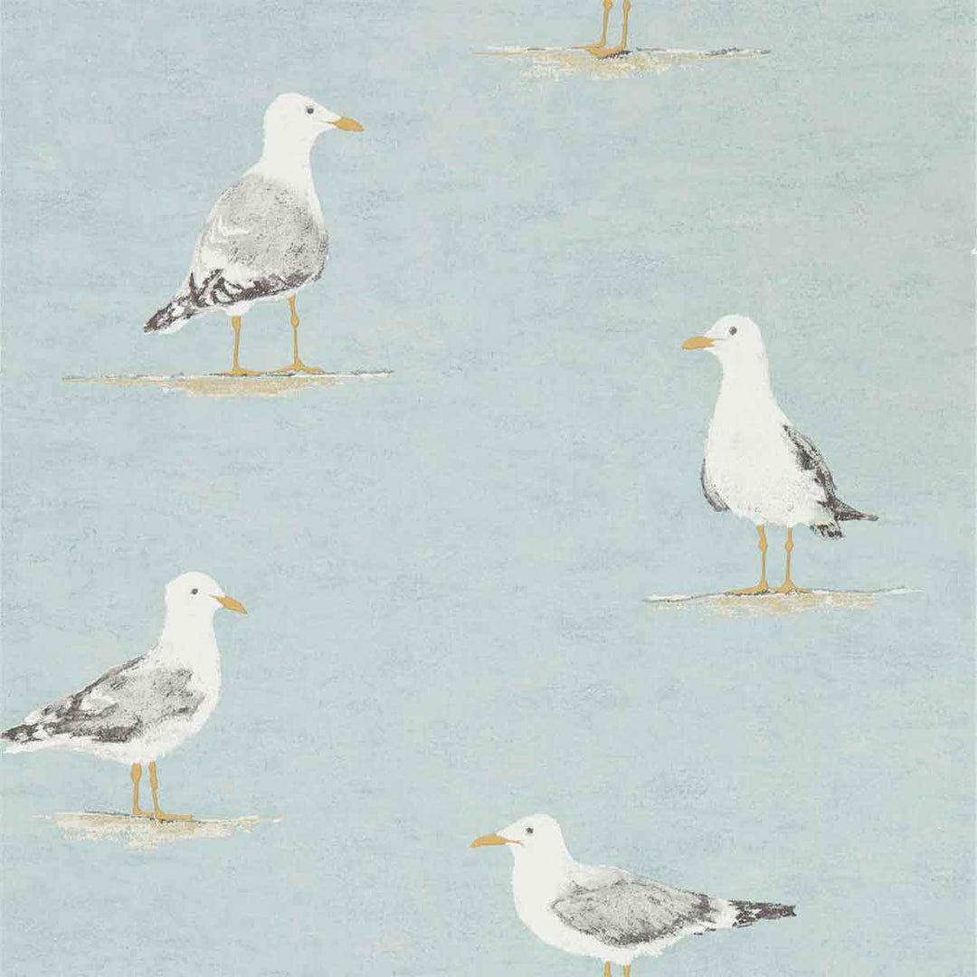 Shore Birds Sky Wallpaper by Sanderson - 216564 | Modern 2 Interiors