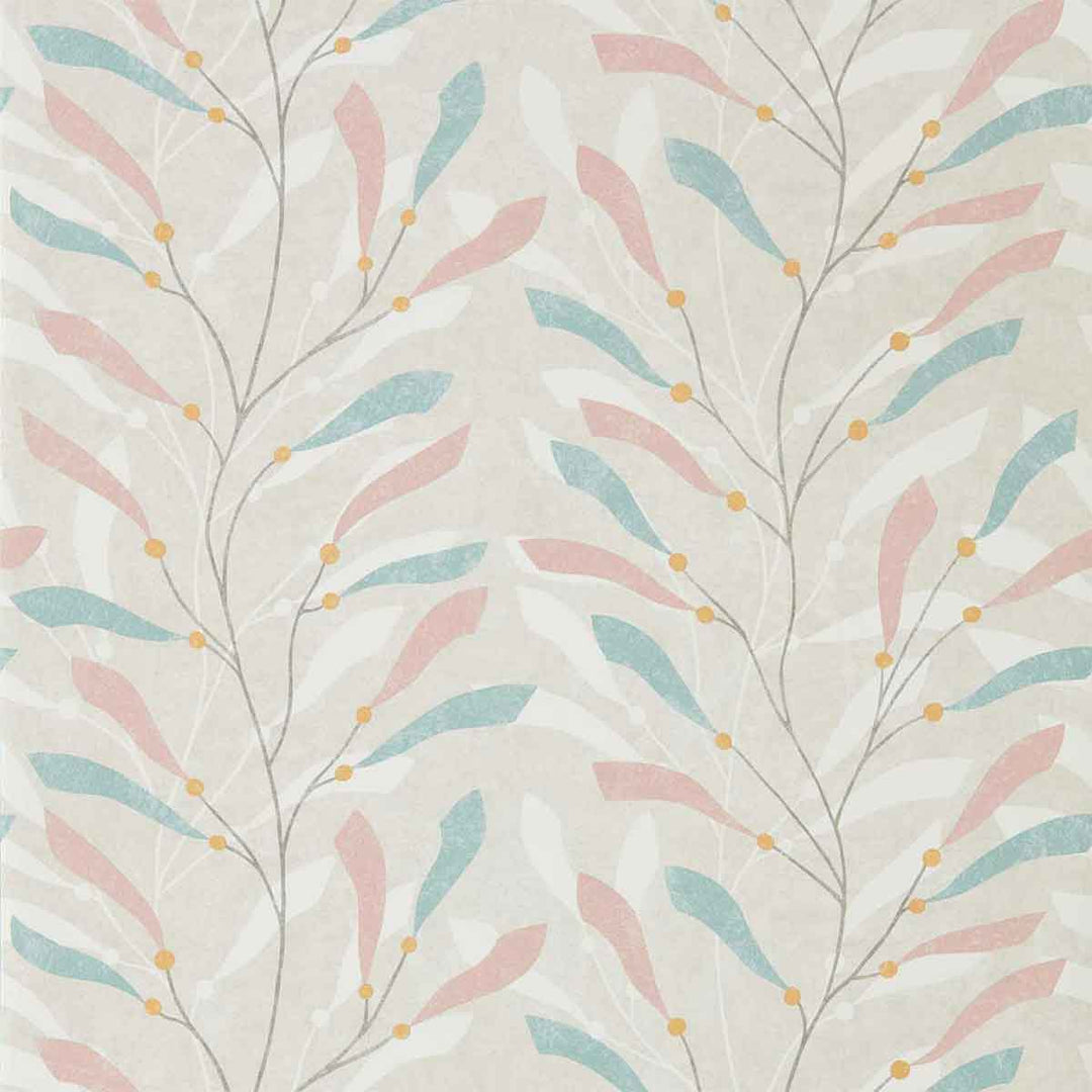 Sea Kelp Blush & Stone Wallpaper by Sanderson - 216567 | Modern 2 Interiors