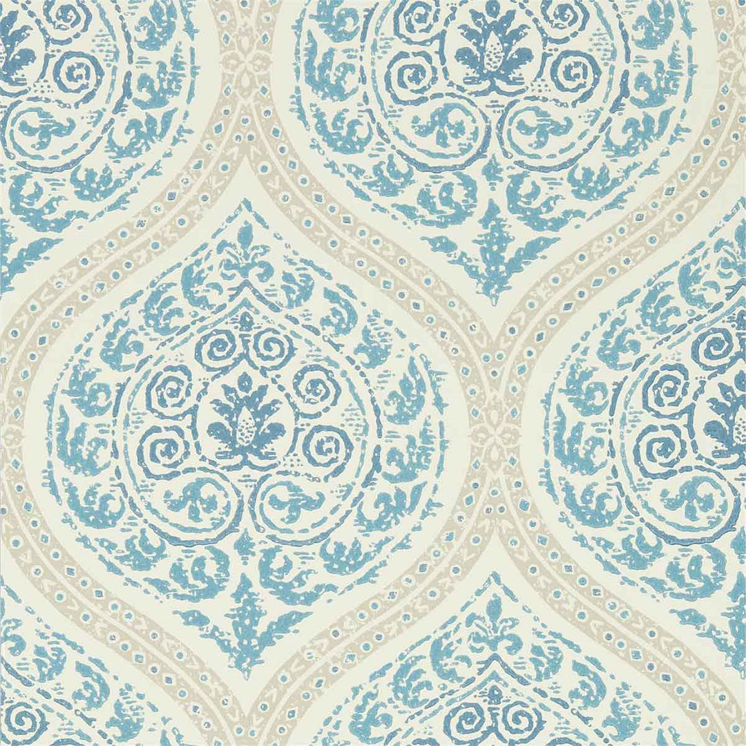 Madurai Indigo Wallpaper by Sanderson - 216754 | Modern 2 Interiors