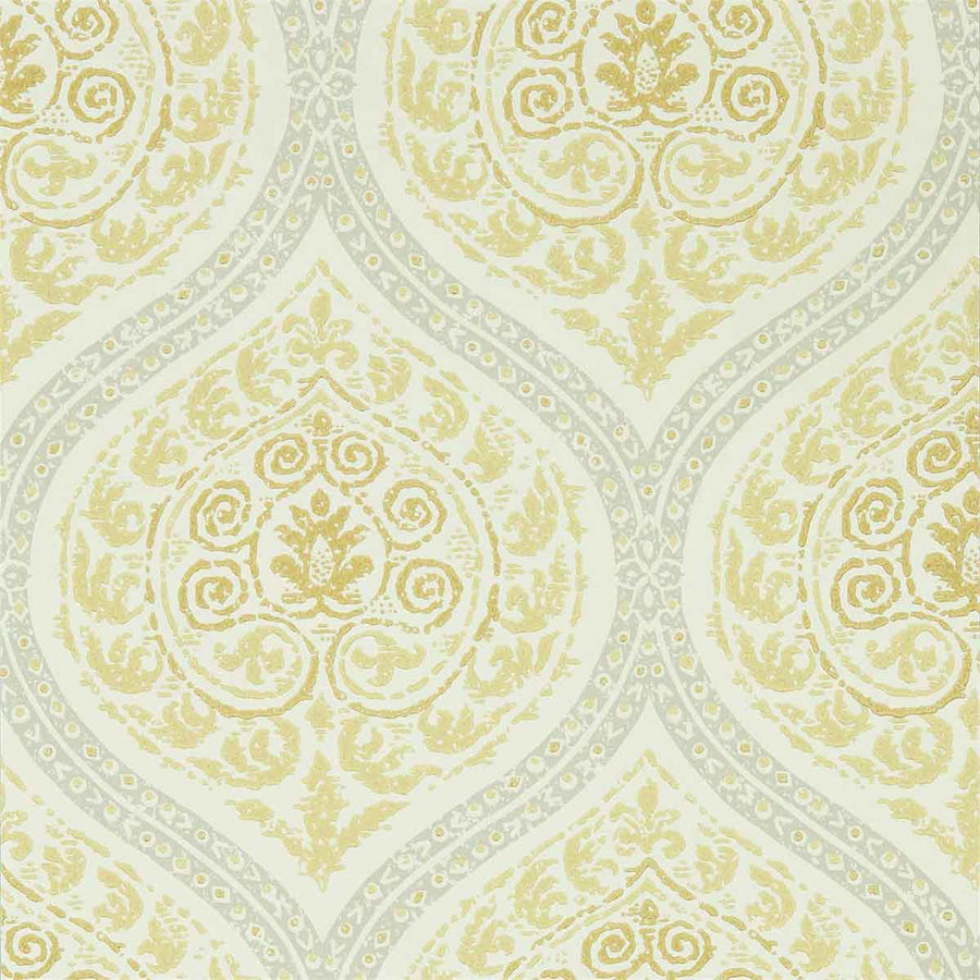Madurai Lemon Wallpaper by Sanderson - 216756 | Modern 2 Interiors