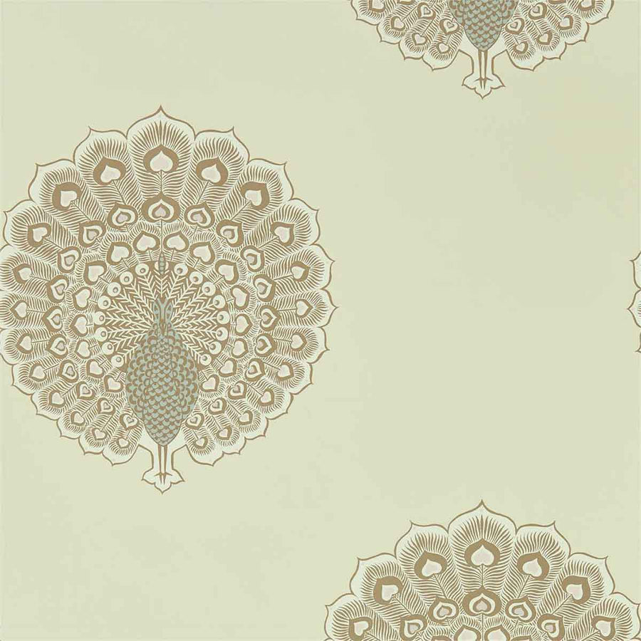 Kalapi Parchment Wallpaper by Sanderson - 216758 | Modern 2 Interiors