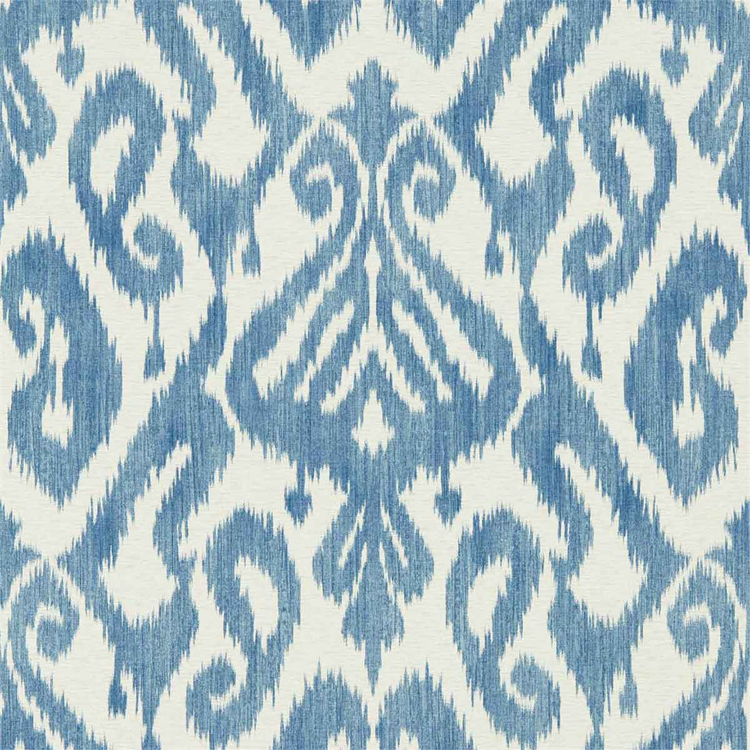Kasuri Indigo Wallpaper by Sanderson - 216781 | Modern 2 Interiors