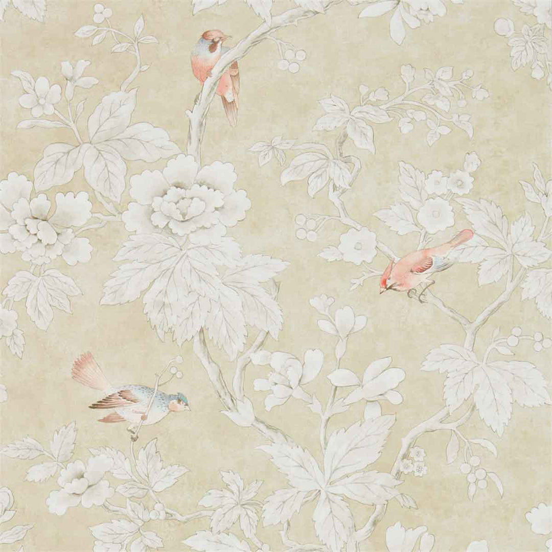 Chiswick Grove Gold Wallpaper by Sanderson - 216385 | Modern 2 Interiors