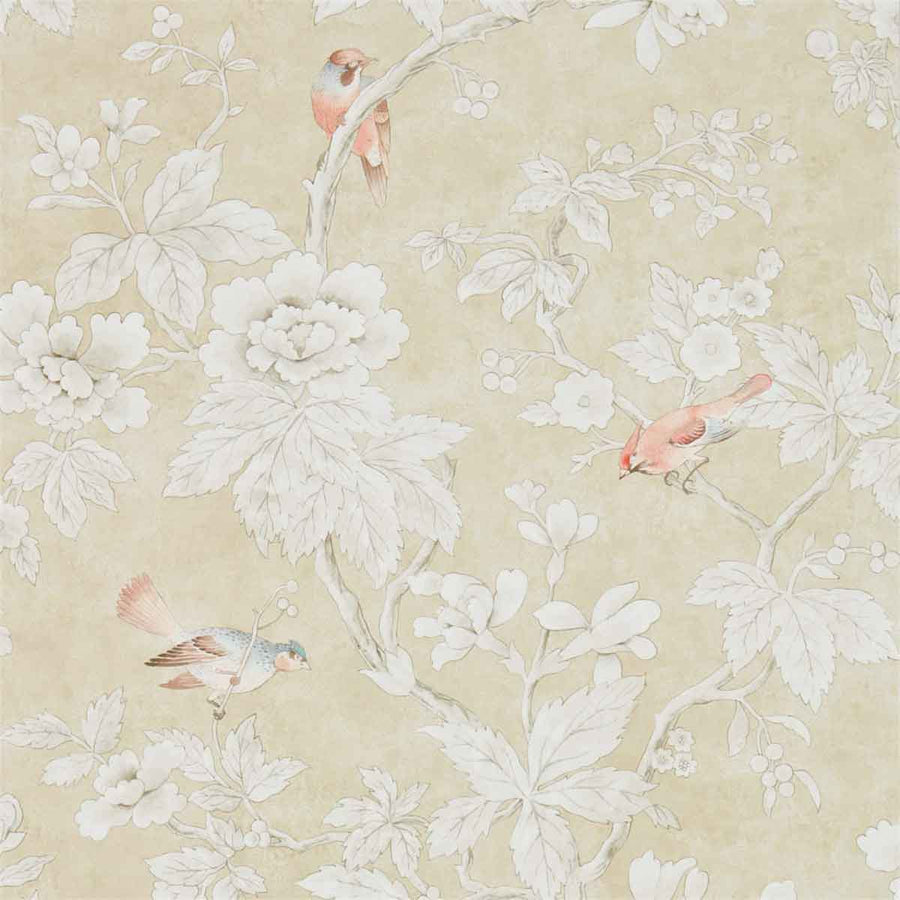 Chiswick Grove Gold Wallpaper by Sanderson - 216385 | Modern 2 Interiors