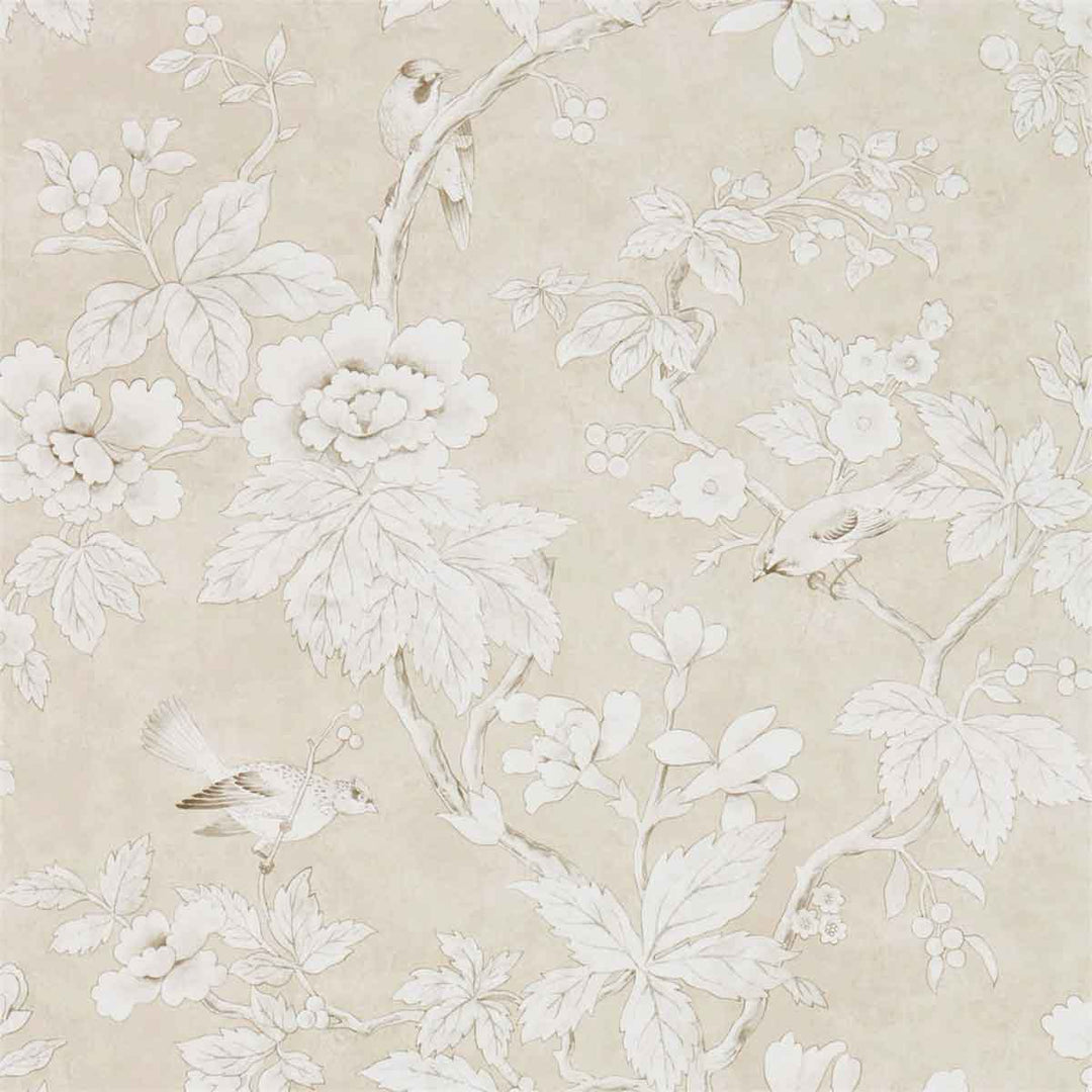 Chiswick Grove Linen Wallpaper by Sanderson - 216386 | Modern 2 Interiors
