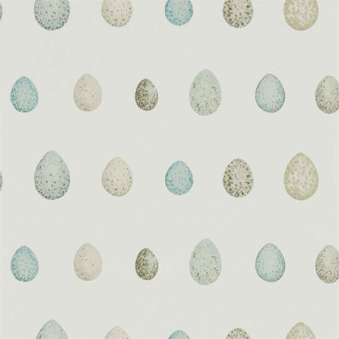 Nest Egg Eggshell & Ivory Wallpaper by Sanderson - 216502 | Modern 2 Interiors