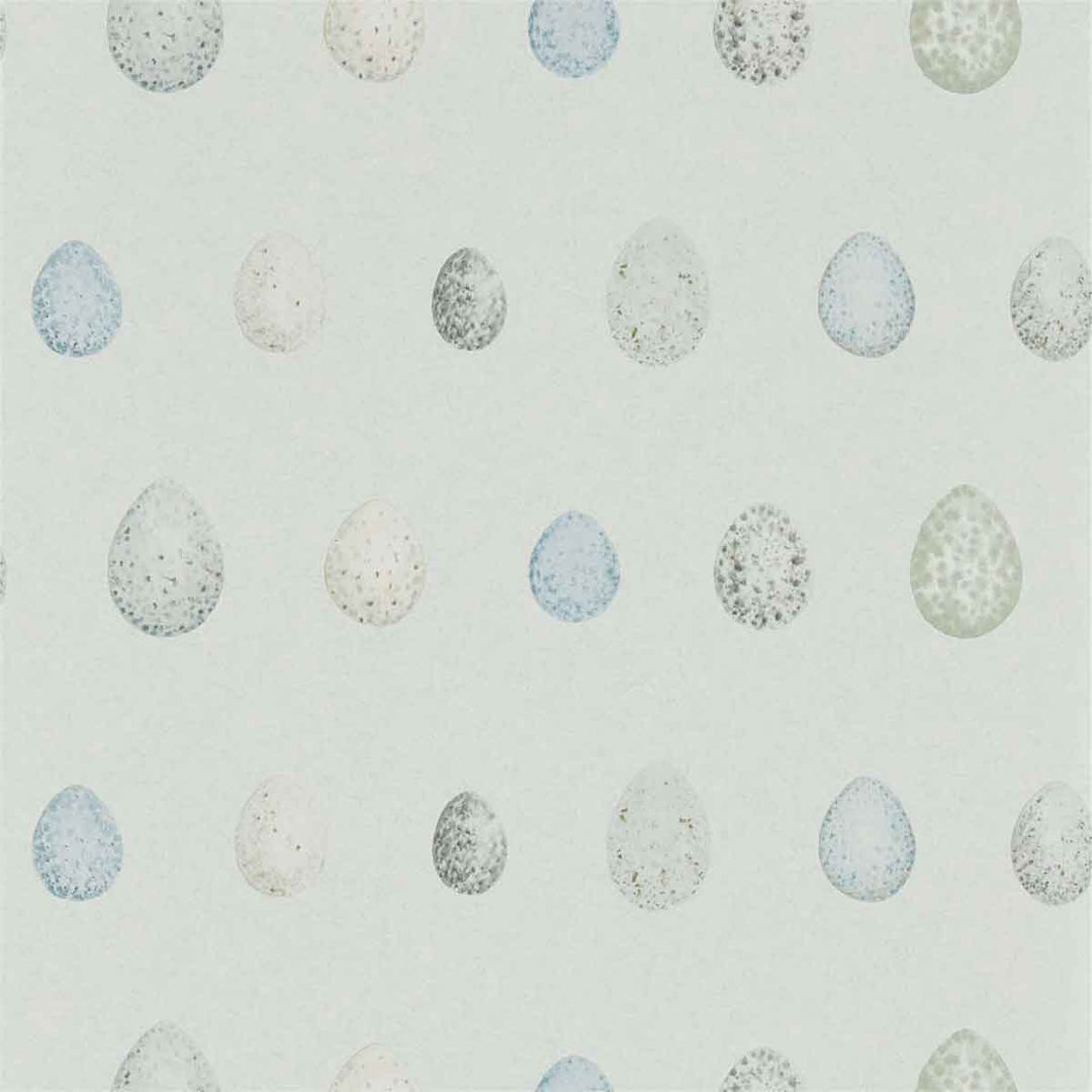 Nest Egg Marine Aqua Wallpaper by Sanderson - 216504 | Modern 2 Interiors