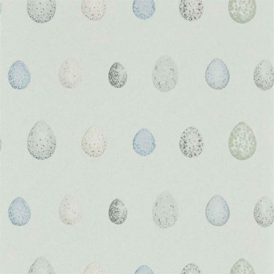 Nest Egg Marine Aqua Wallpaper by Sanderson - 216504 | Modern 2 Interiors