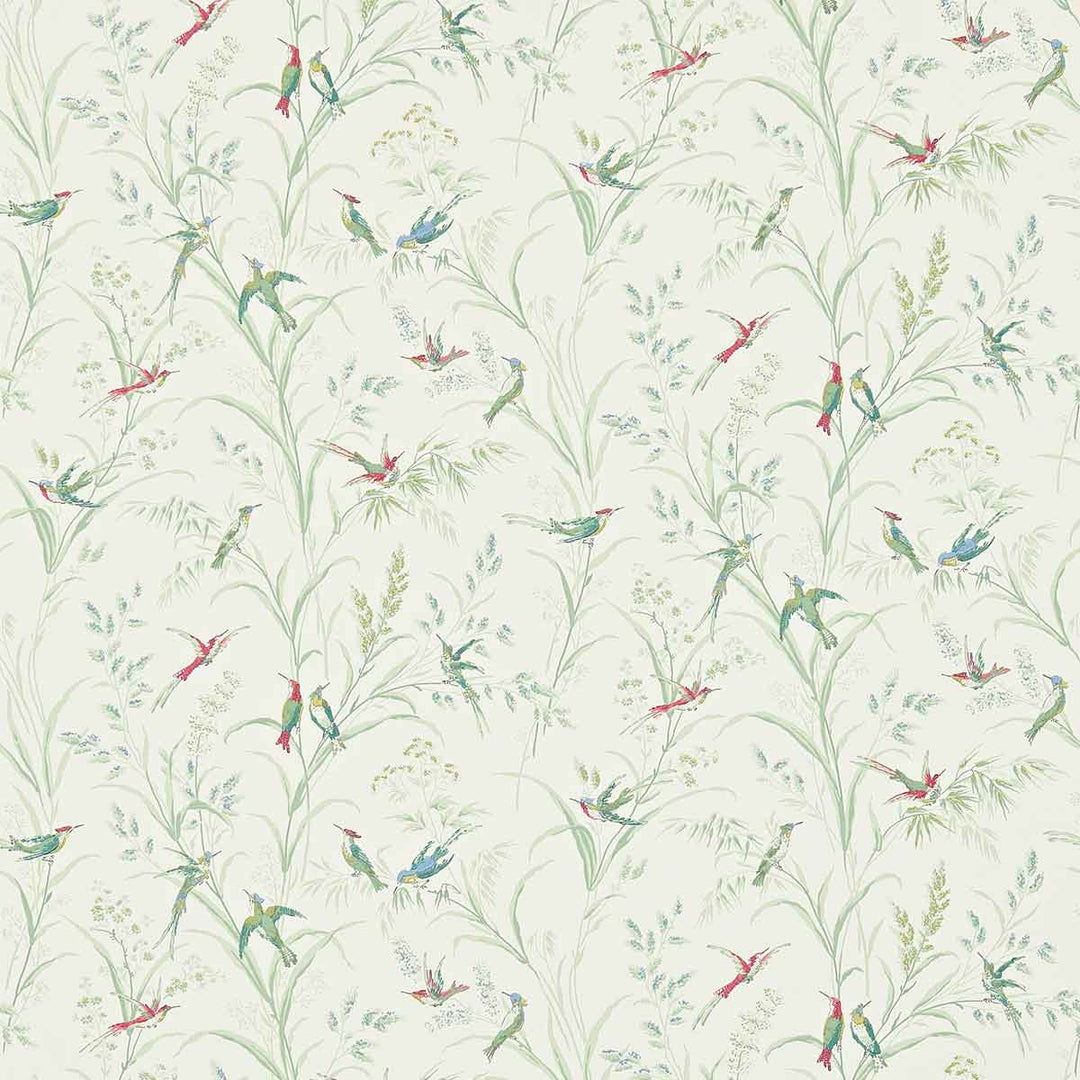 Tuileries Willow & Multi Wallpaper by Sanderson - DFAB214081 | Modern 2 Interiors