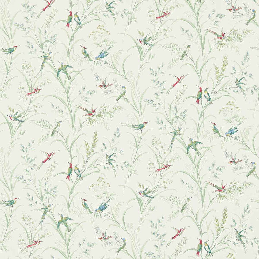 Tuileries Willow & Multi Wallpaper by Sanderson - DFAB214081 | Modern 2 Interiors