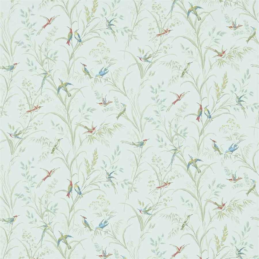 Tuileries Sage & Multi Wallpaper by Sanderson - 214082 | Modern 2 Interiors