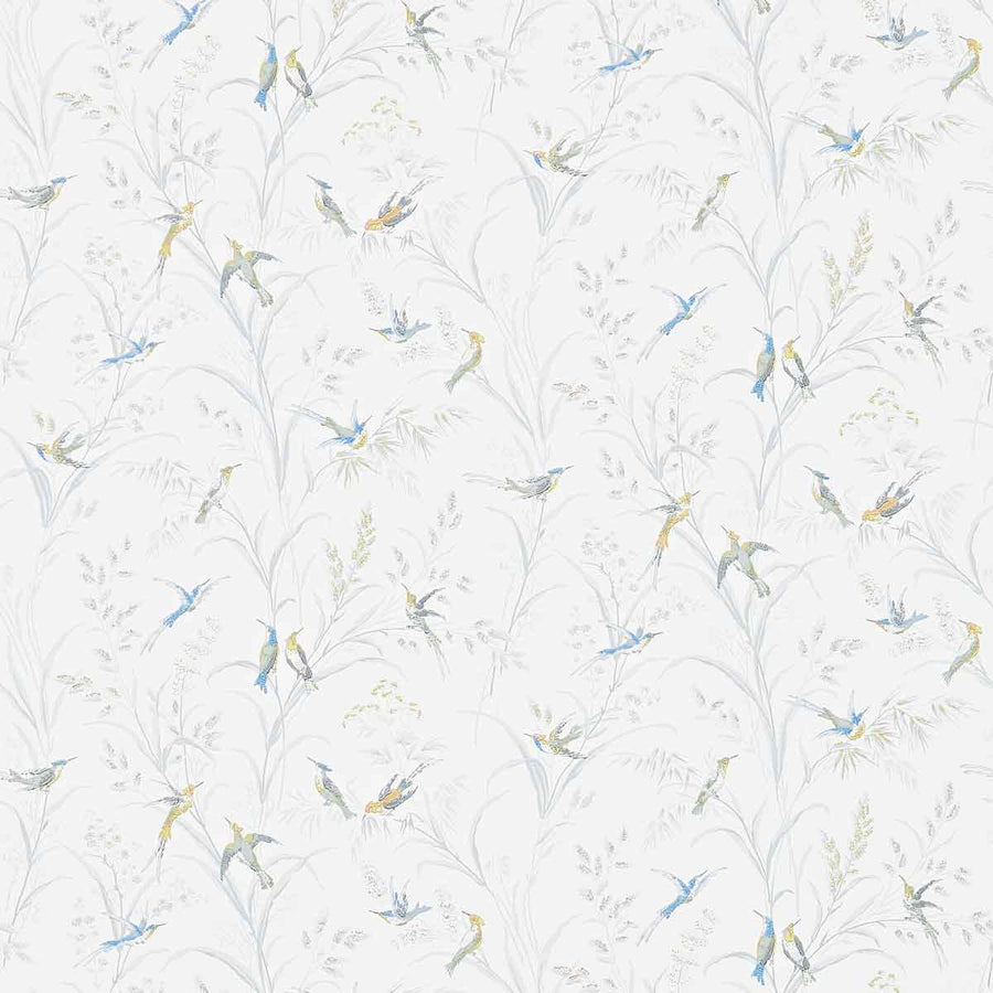 Tuileries Silver & Multi Wallpaper by Sanderson - DFAB214083 | Modern 2 Interiors