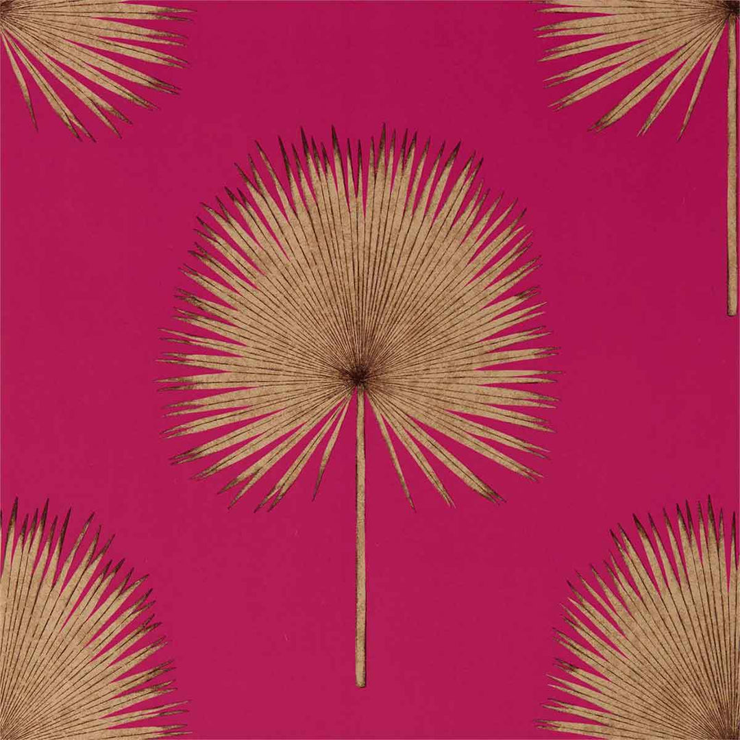 Fan Palm Rhodera & Gilver Wallpaper by Sanderson - 216638 | Modern 2 Interiors