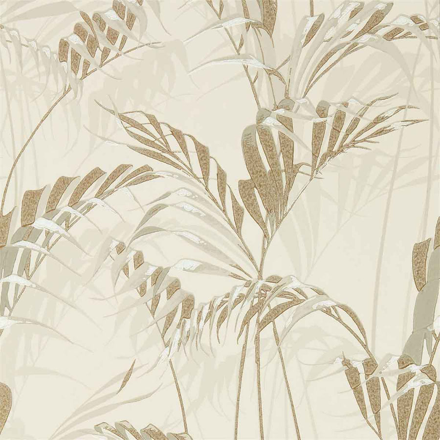 Palm House Linen & Gilver Wallpaper by Sanderson - 216644 | Modern 2 Interiors