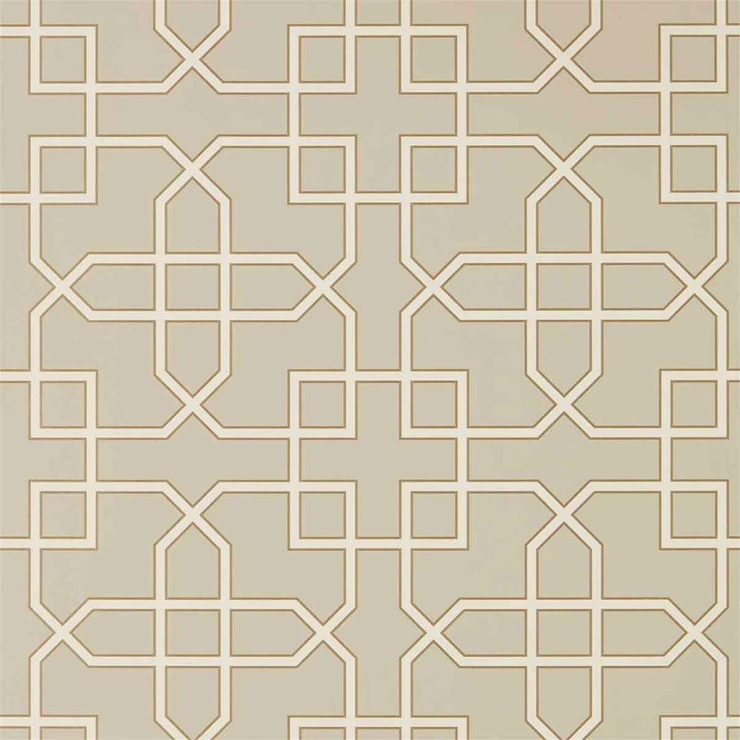Hampton Trellis Linen Wallpaper by Sanderson - 216659 | Modern 2 Interiors
