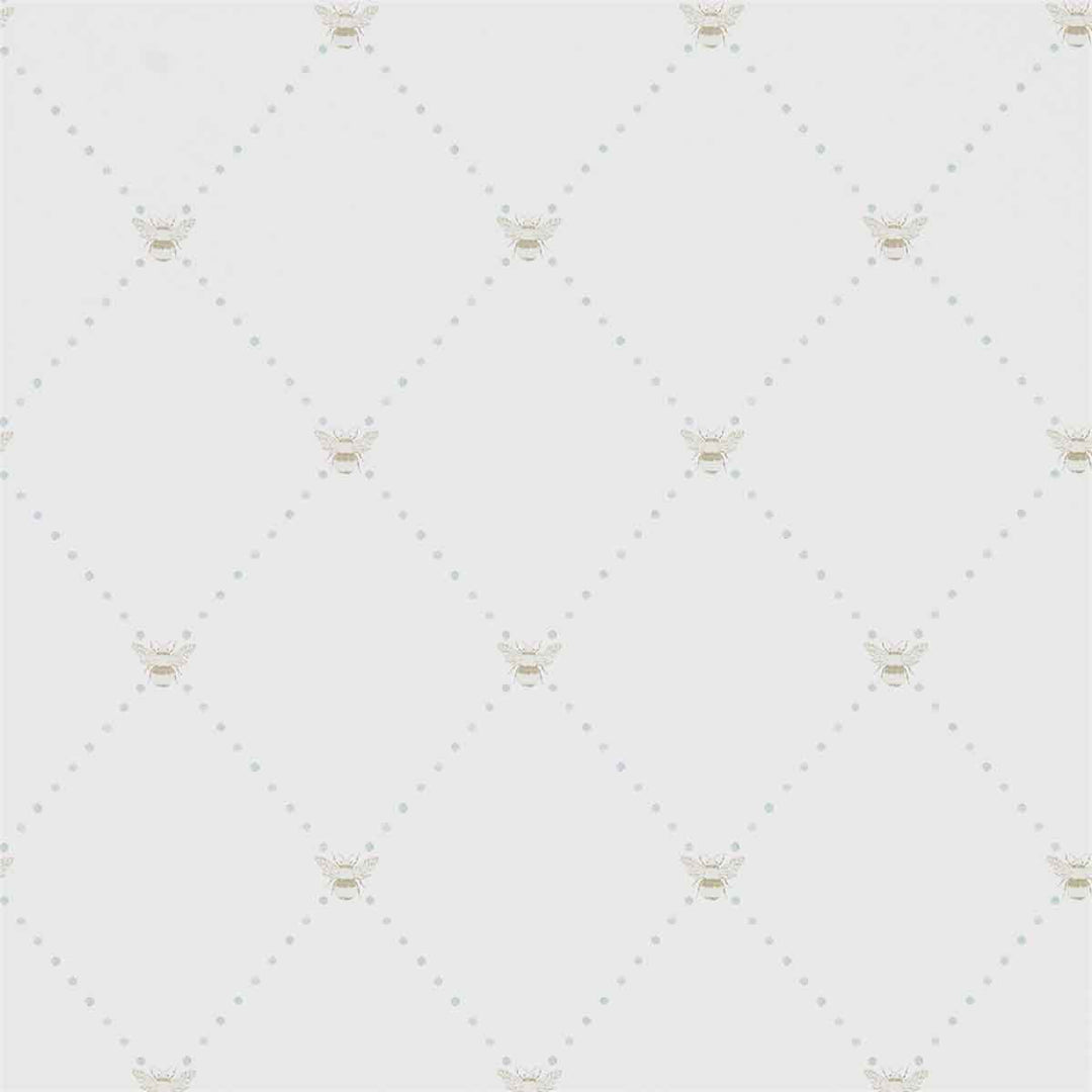Nectar Mineral & Dove Wallpaper by Sanderson - 216354 | Modern 2 Interiors