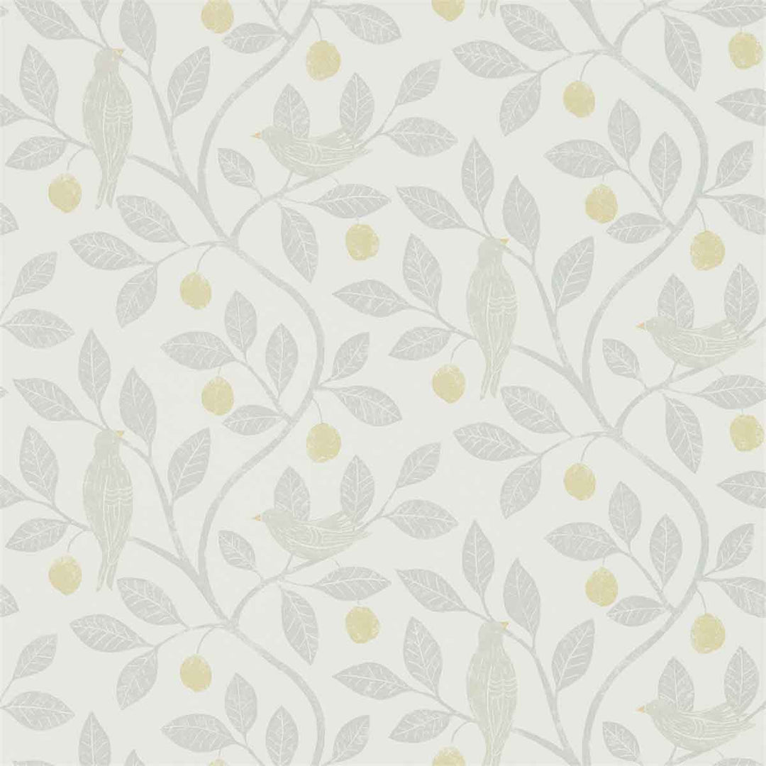 Damson Tree Dijon & Mole Wallpaper by Sanderson - 216363 | Modern 2 Interiors