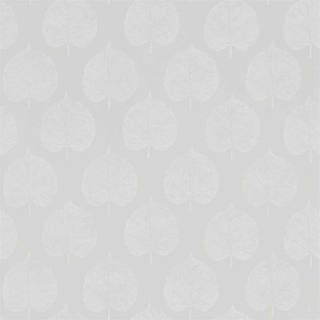 Lyme Leaf Dove Wallpaper by Sanderson - 216384 | Modern 2 Interiors