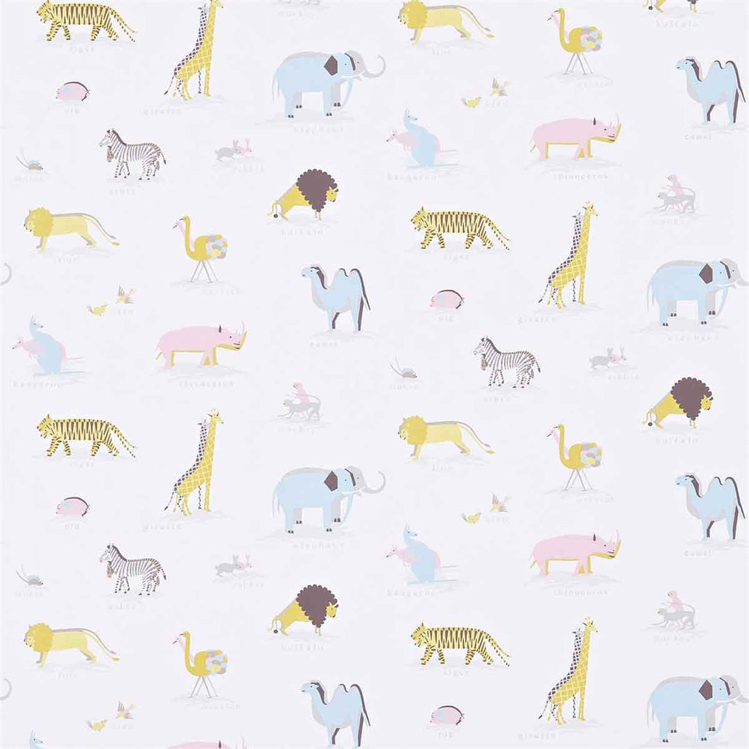Two By Two Neapolitan Wallpaper by Sanderson - 214041 | Modern 2 Interiors