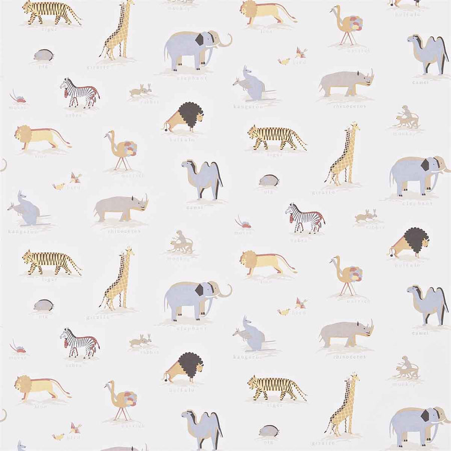 Two By Two Neutral Wallpaper by Sanderson - 214042 | Modern 2 Interiors