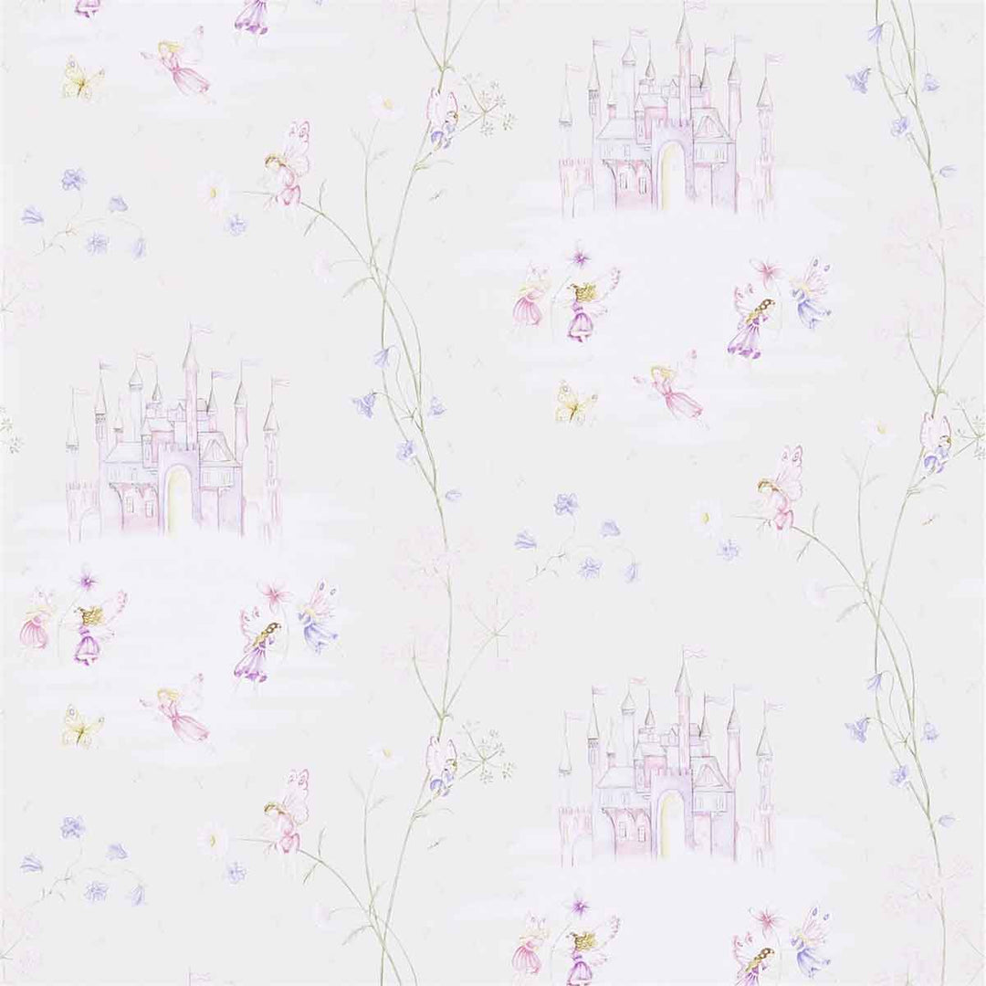 Fairy Castle Vanilla Wallpaper by Sanderson - 214047 | Modern 2 Interiors
