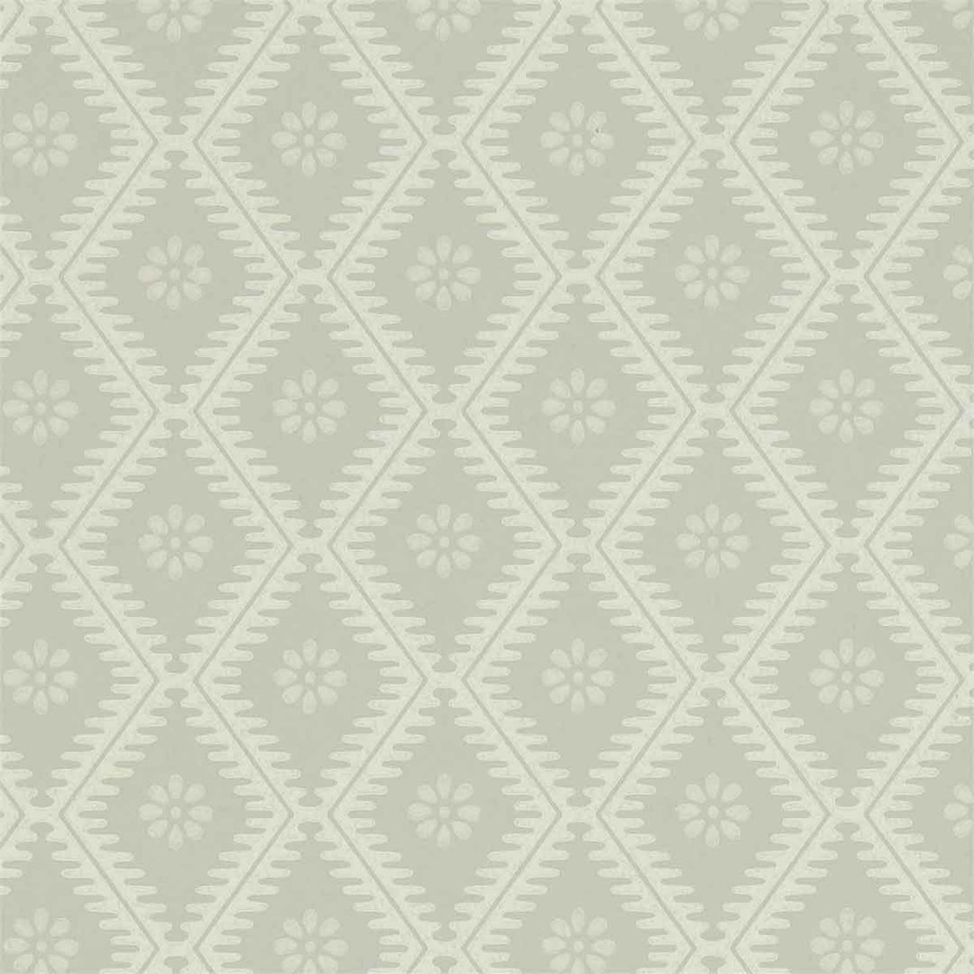 Witney Daisy lagoon Wallpaper by Sanderson - 216873 | Modern 2 Interiors