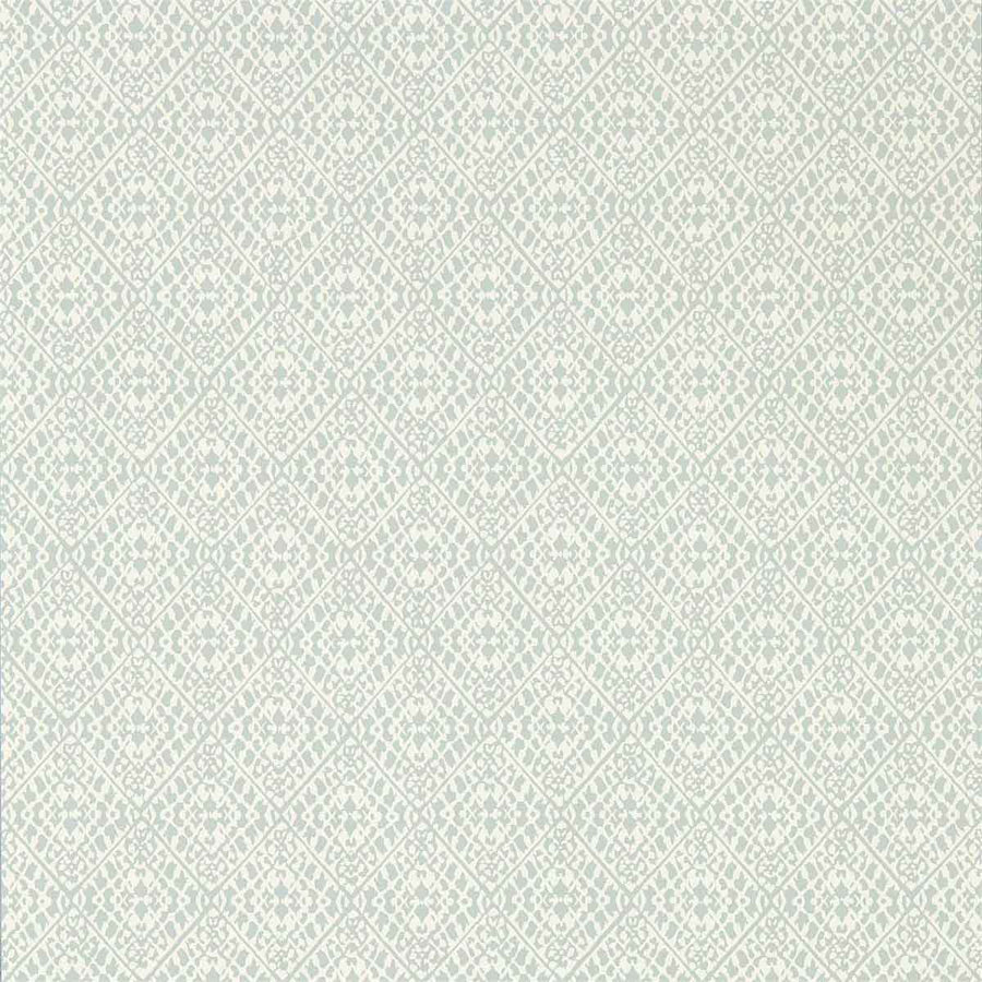 Pinjara trellis Blue Clay Wallpaper by Sanderson - 216906 | Modern 2 Interiors