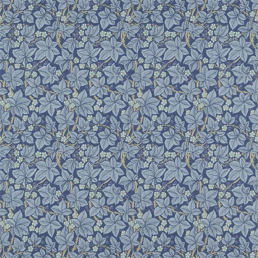 Morris And Co Bramble Wallpaper - Indigo - 214695 | Modern 2 Interiors