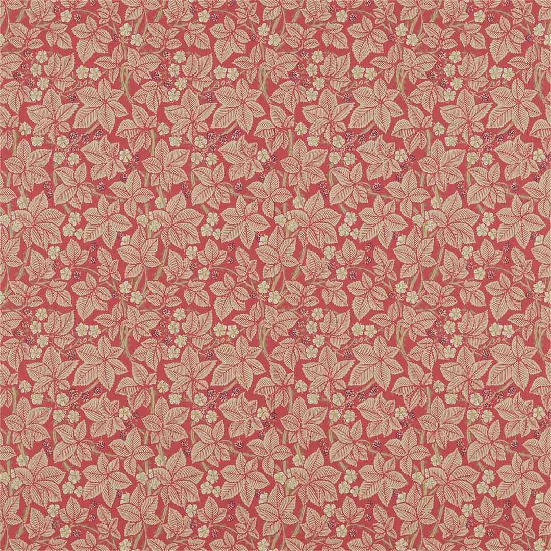 Morris And Co Bramble Wallpaper - Red - 214697 | Modern 2 Interiors