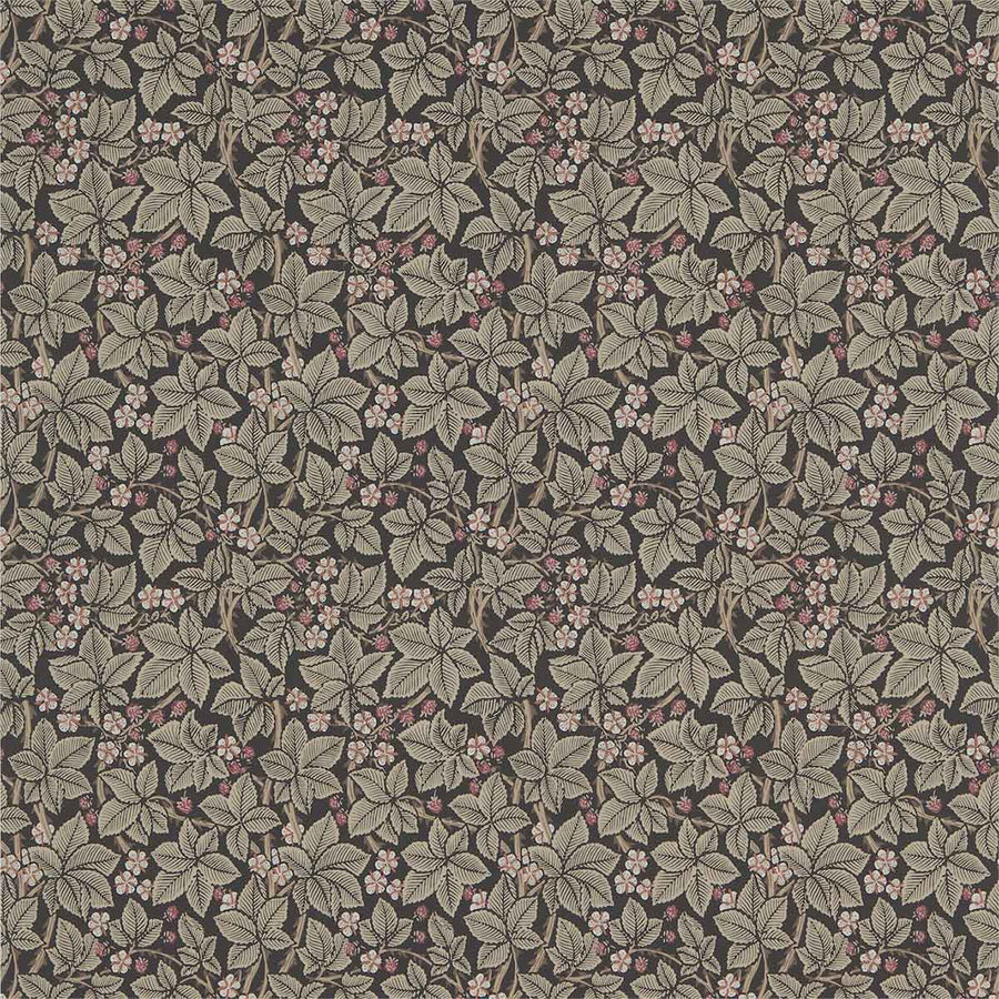 Morris And Co Bramble Wallpaper - Charcoal - 214699 | Modern 2 Interiors