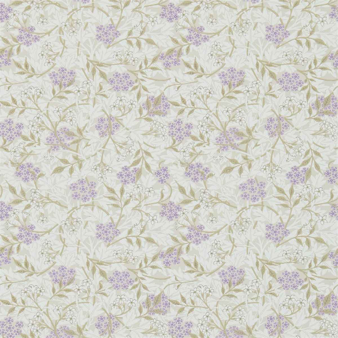 Morris And Co Jasmine Wallpaper - Lilac & Olive - 214723 | Modern 2 Interiors