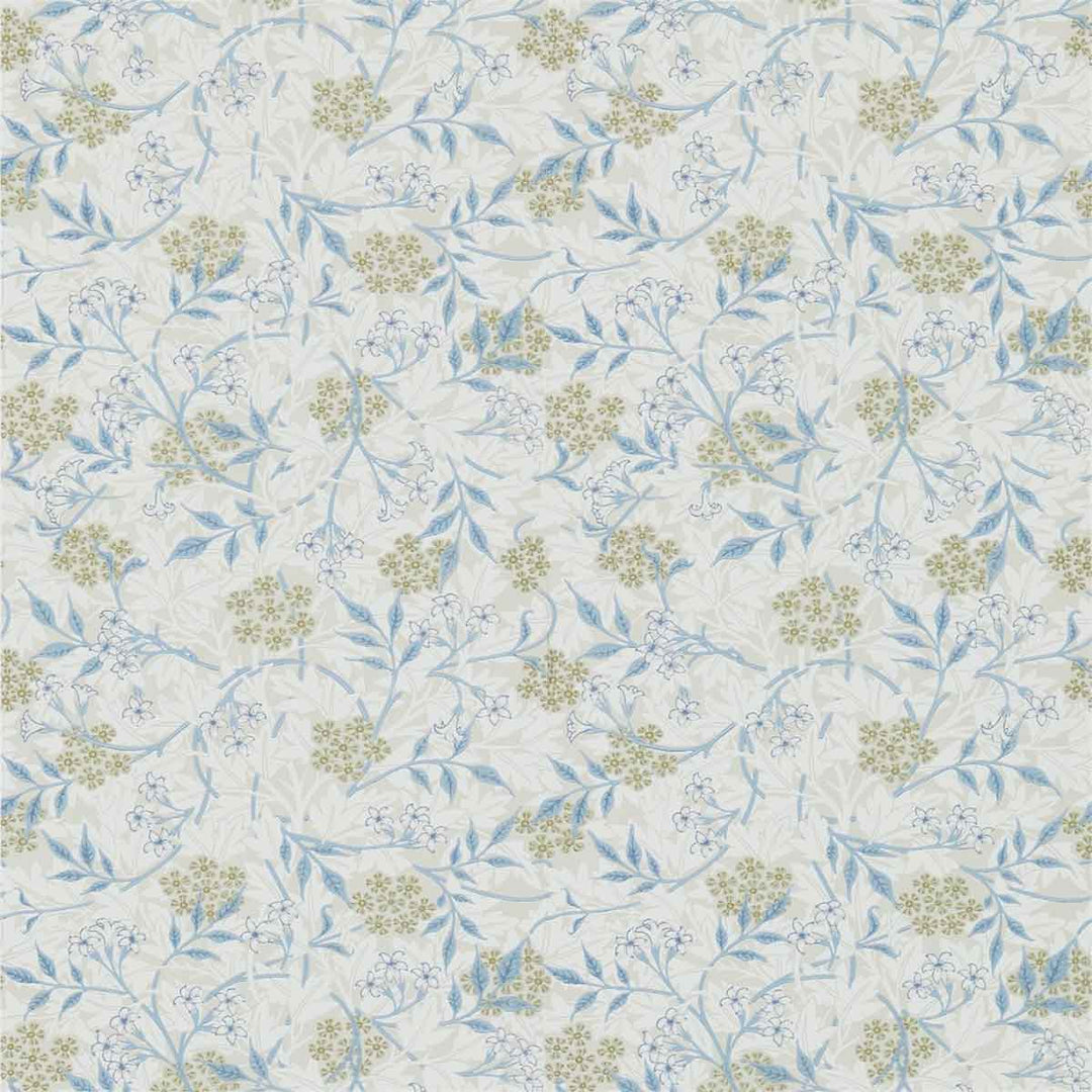 Morris And Co Jasmine Wallpaper - Ecru & Woad - 214724 | Modern 2 Interiors