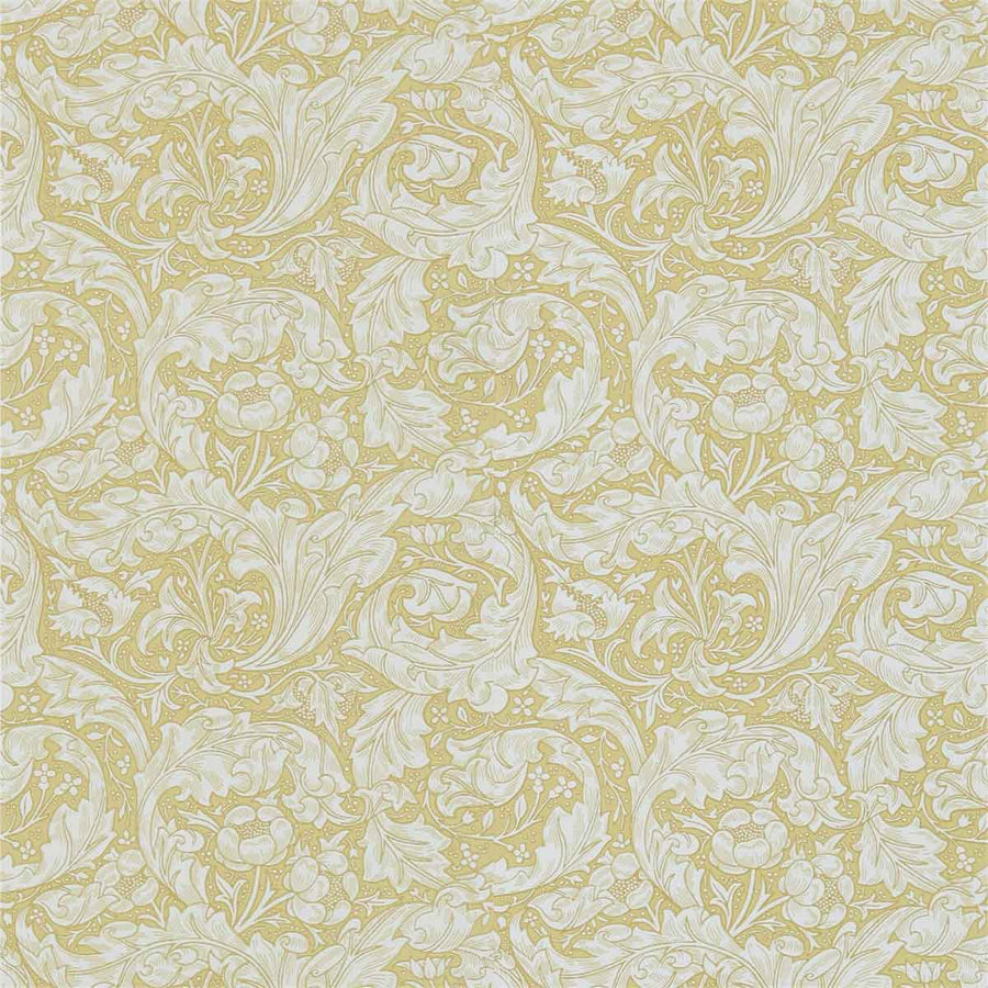 Morris And Co Bachelors Button Wallpaper - Gold - 214737 | Modern 2 Interiors