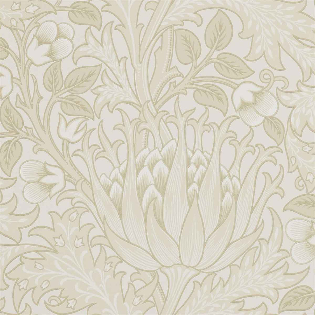 Morris And Co Artichoke Wallpaper - Vellum - 210353 | Modern 2 Interiors