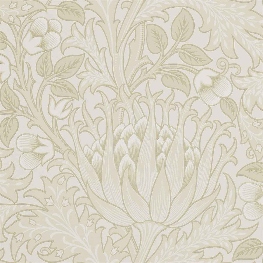 Morris And Co Artichoke Wallpaper - Vellum - 210353 | Modern 2 Interiors