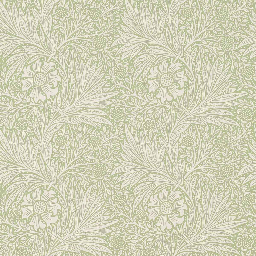 Morris And Co Marigold Wallpaper - Artichoke - 210369 | Modern 2 Interiors