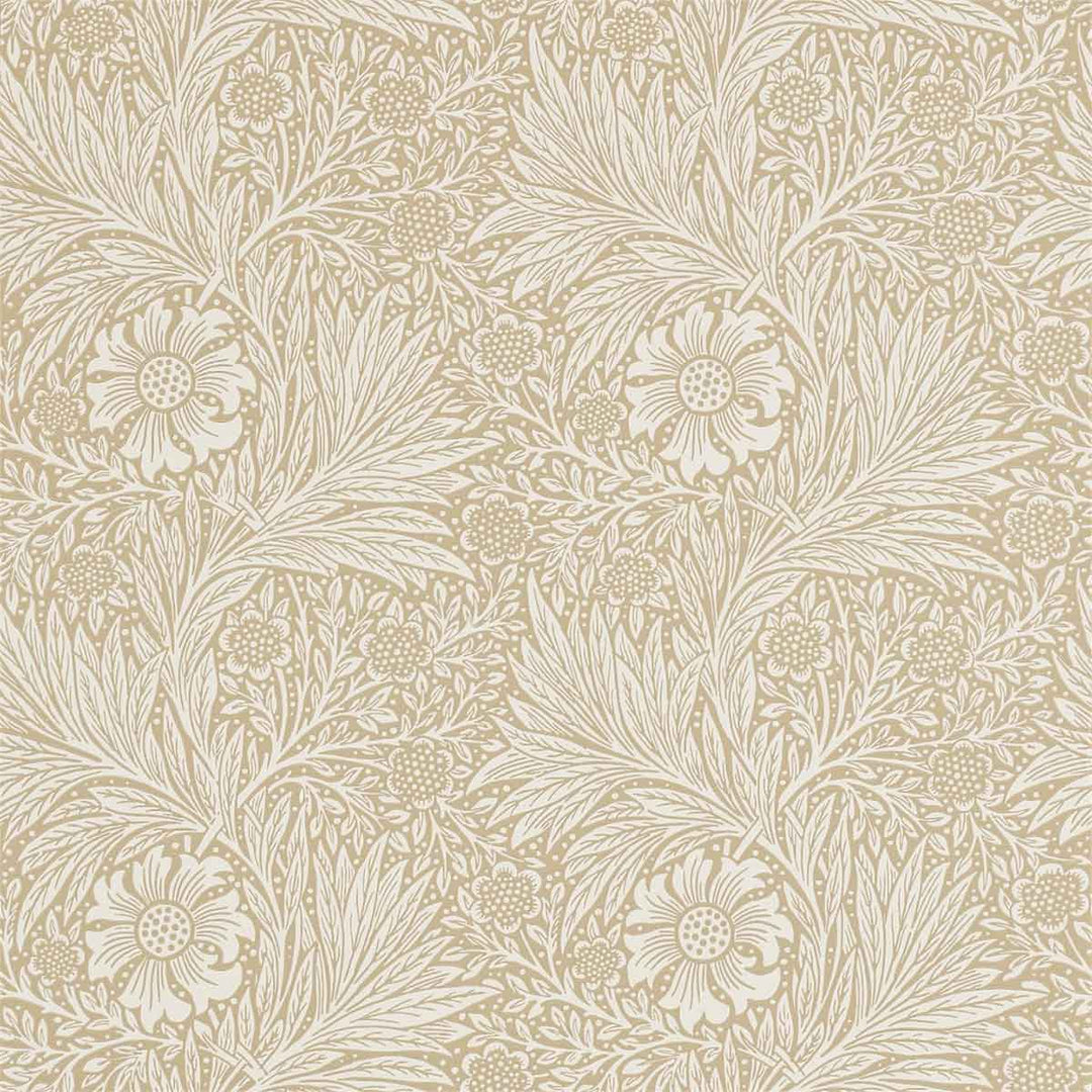 Morris And Co Marigold Wallpaper - Manilla - 210372 | Modern 2 Interiors