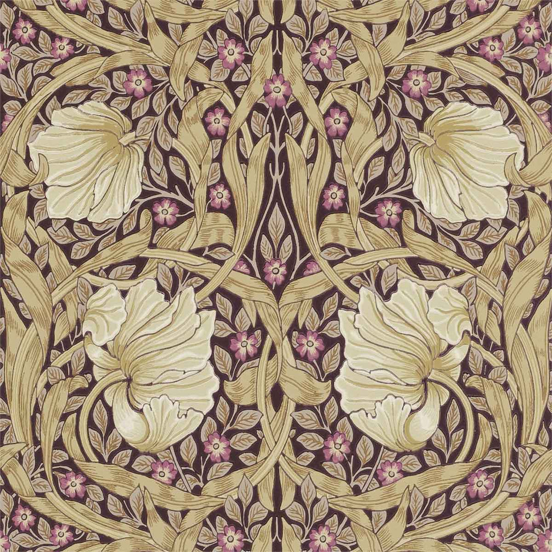 Morris And Co Pimpernel Wallpaper - Fig & Sisal - 210390 | Modern 2 Interiors