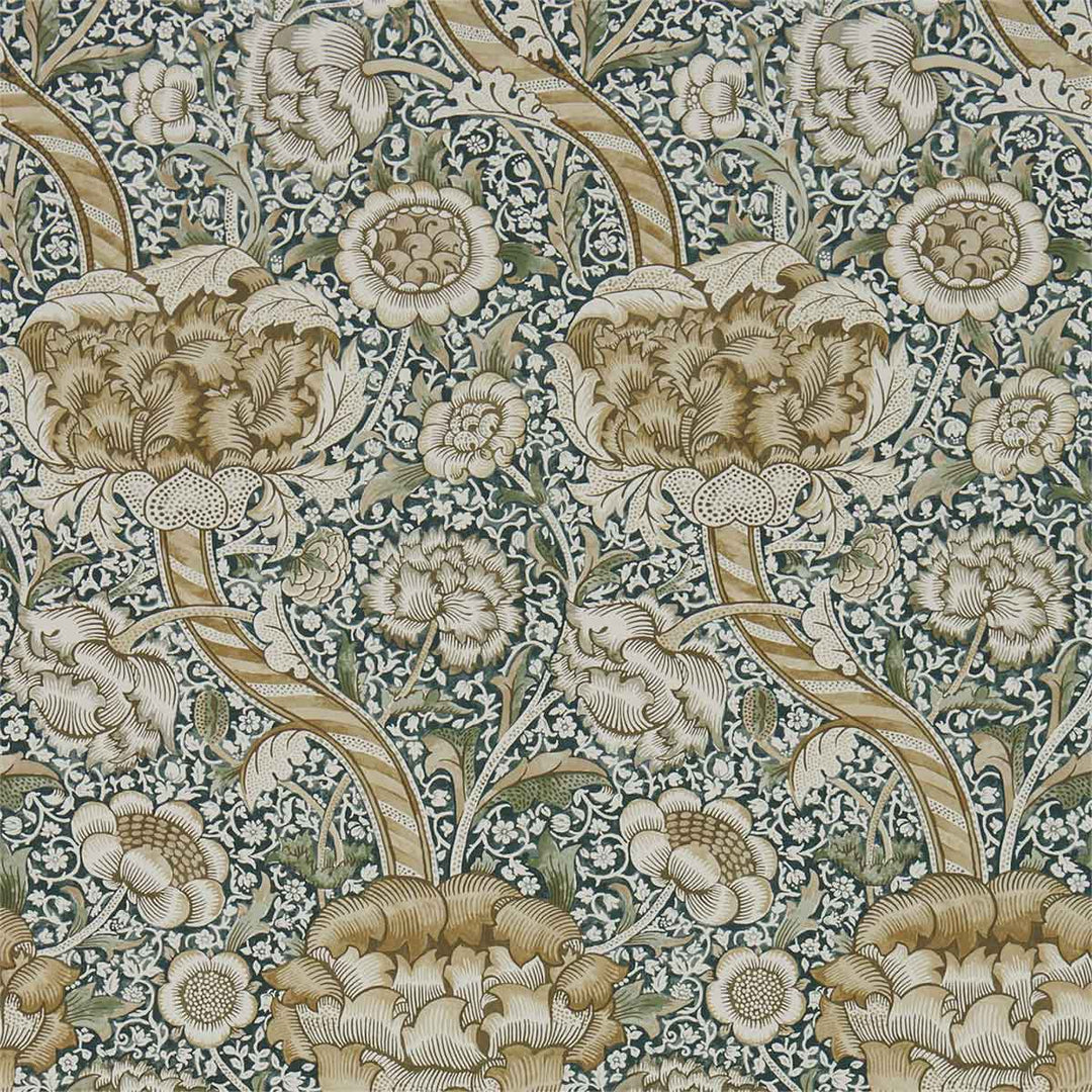 Morris And Co Wandle Wallpaper - Forest & Mustard - 216421 | Modern 2 Interiors