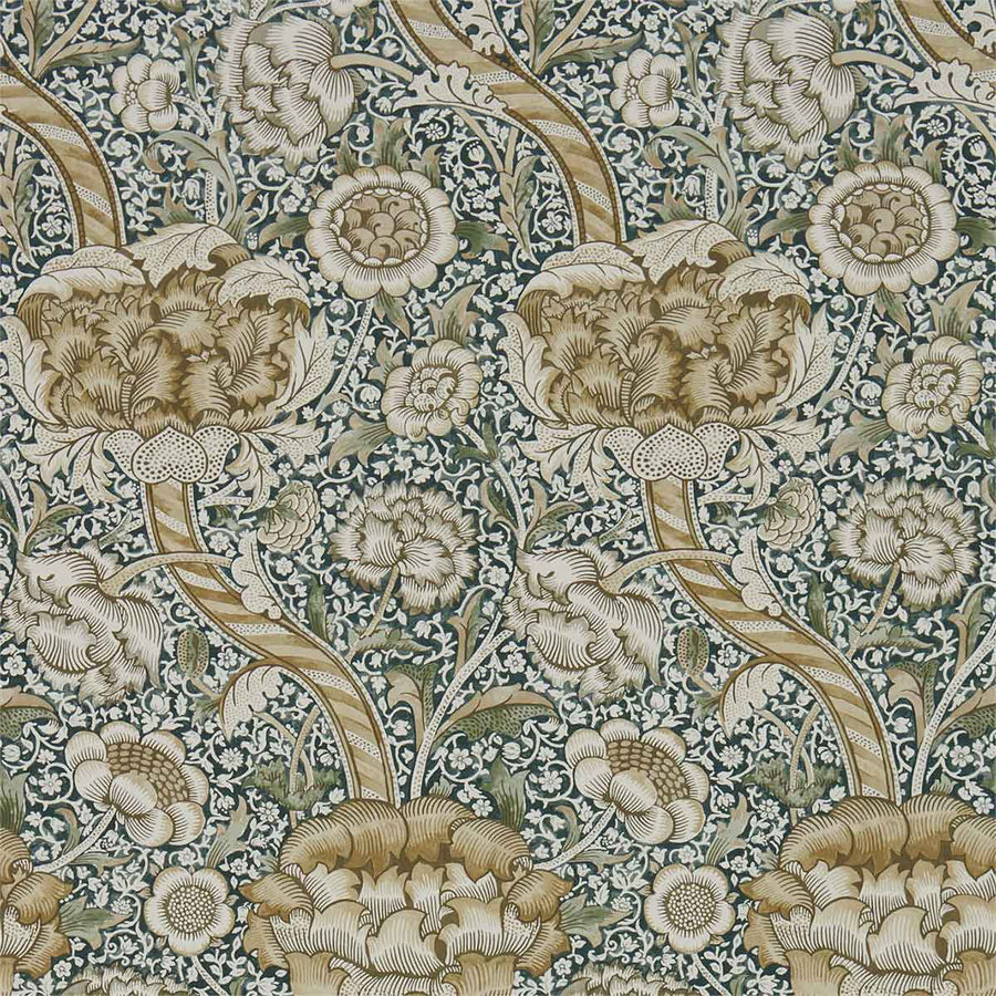 Morris And Co Wandle Wallpaper - Forest & Mustard - 216421 | Modern 2 Interiors