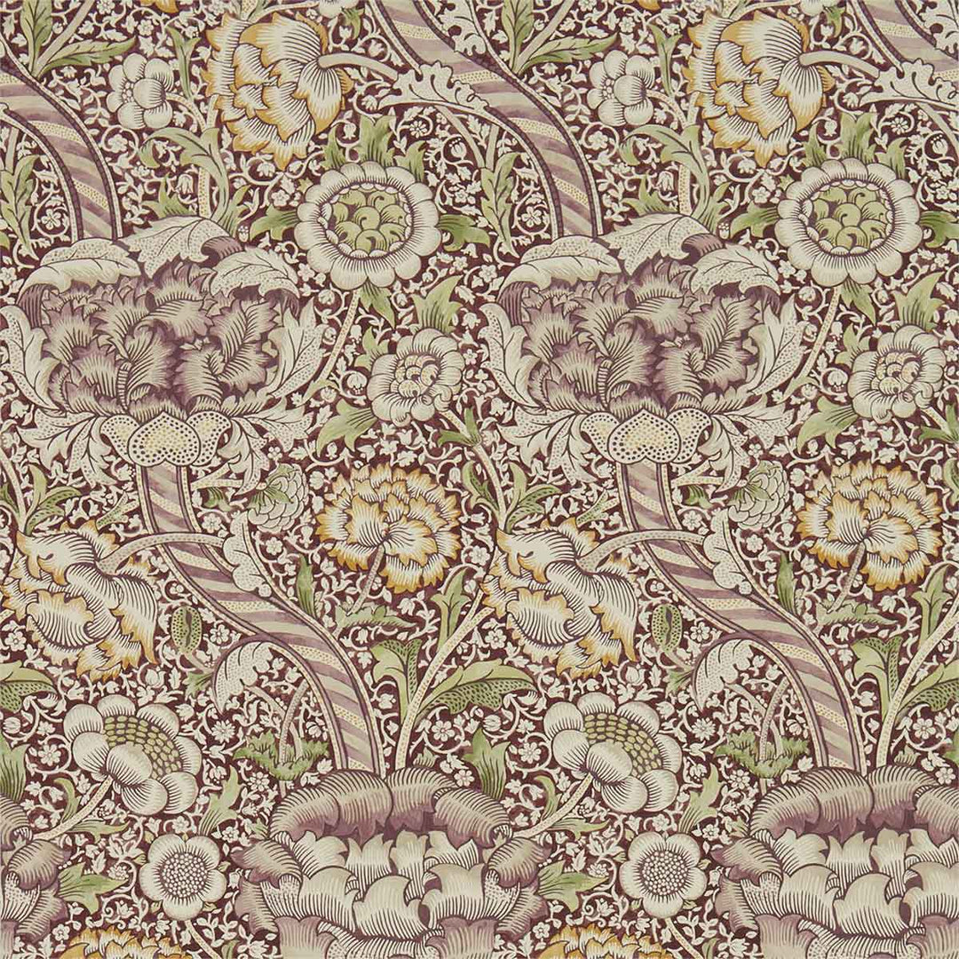 Morris And Co Wandle Wallpaper - Wine & Saffron - 216424 | Modern 2 Interiors