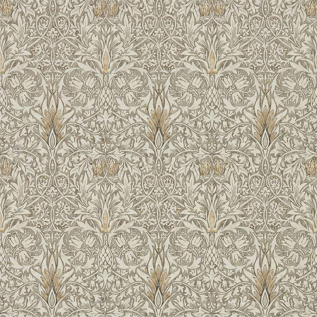 Morris And Co Snakeshead Wallpaper - Stone & Cream - 216430 | Modern 2 Interiors