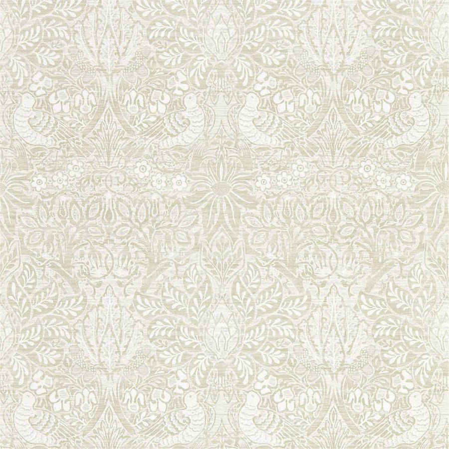 Morris And Co Pure Dove & Rose Wallpaper - White Clover - 216521 | Modern 2 Interiors