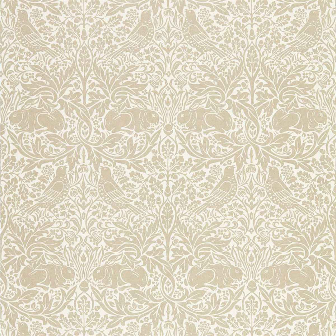 Morris And Co Pure Brer Rabbit Wallpaper - Linen - 216531 | Modern 2 Interiors
